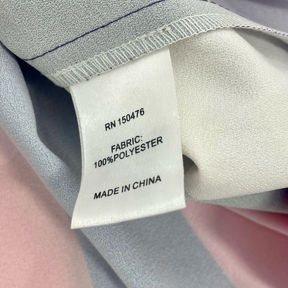 NWT CROSBY by Mollie‎ Burch Kristie dress Pink Purple Colorful V Neck size 8 - Picture 6 of 13